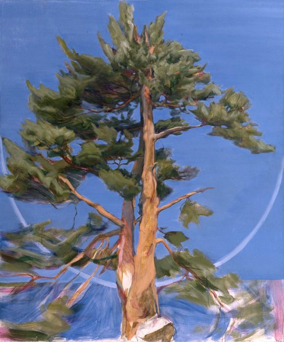Tree 72 x 60 in. oil on canvas 1990
