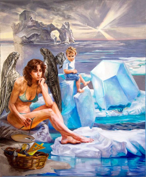 Melancholia 60 x 72 in oil on canvas 2012